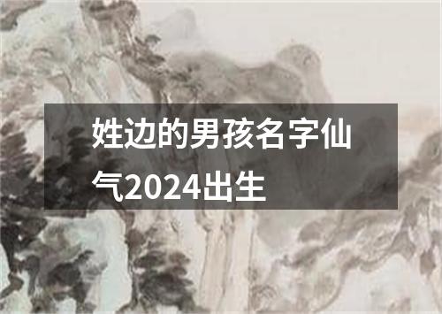 姓边的男孩名字仙气2024出生