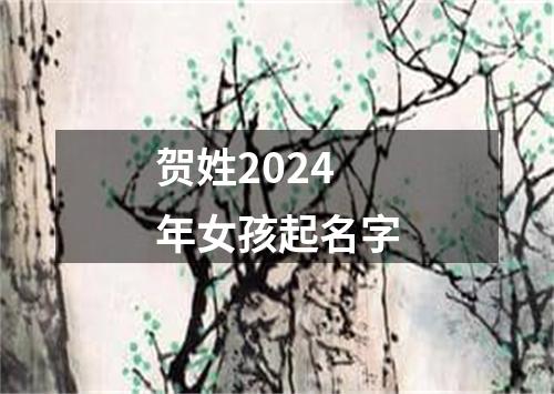 贺姓2024年女孩起名字