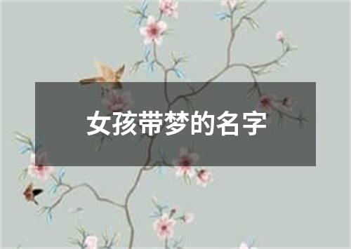 女孩带梦的名字