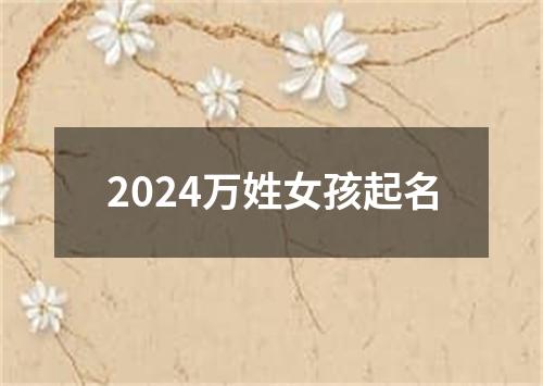 2024万姓女孩起名