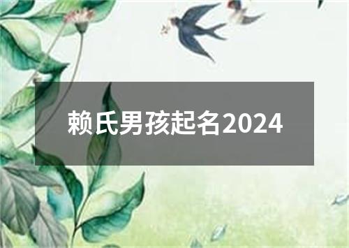 赖氏男孩起名2024