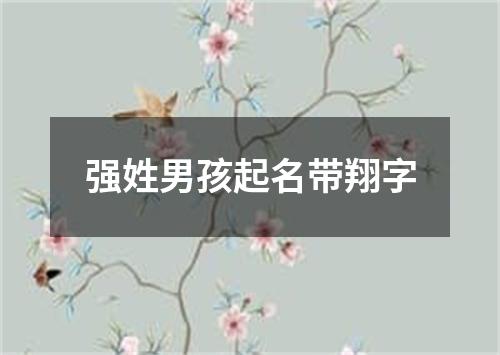 强姓男孩起名带翔字