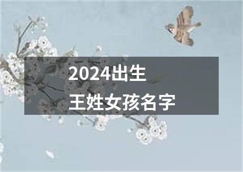 2024出生王姓女孩名字