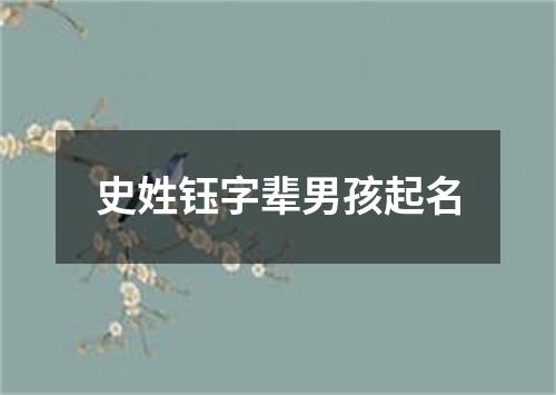 史姓钰字辈男孩起名