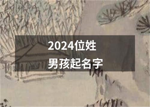 2024位姓男孩起名字