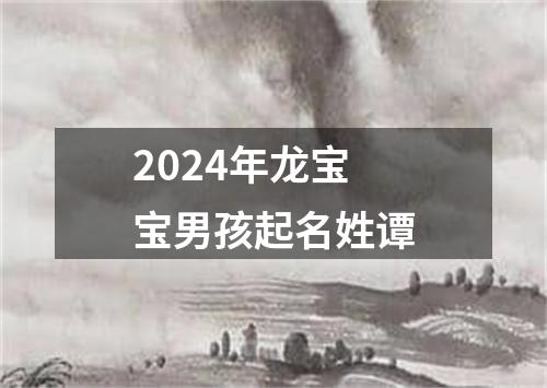 2024年龙宝宝男孩起名姓谭