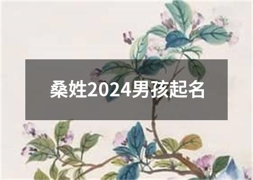 桑姓2024男孩起名