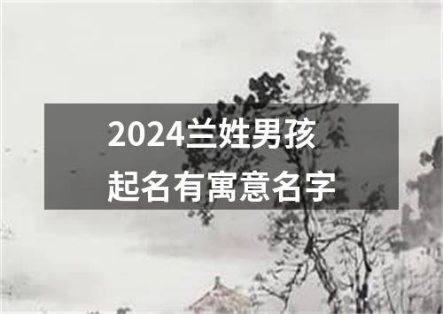 2024兰姓男孩起名有寓意名字