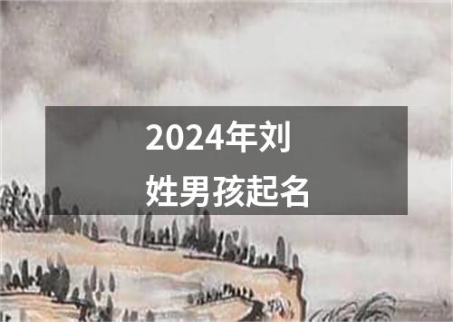 2024年刘姓男孩起名