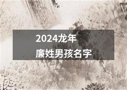 2024龙年廉姓男孩名字