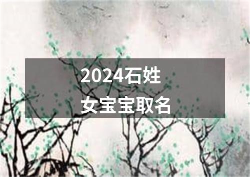 2024石姓女宝宝取名