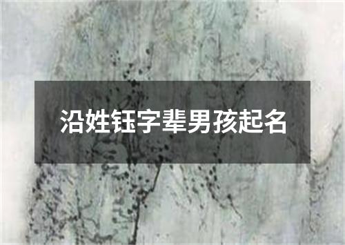 沿姓钰字辈男孩起名