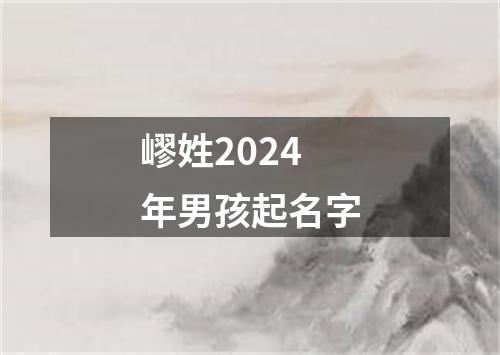 嵺姓2024年男孩起名字