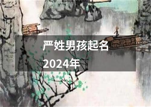 严姓男孩起名2024年