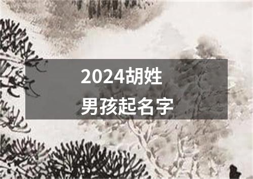 2024胡姓男孩起名字