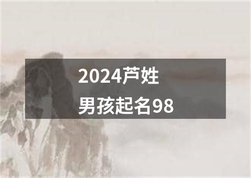 2024芦姓男孩起名98