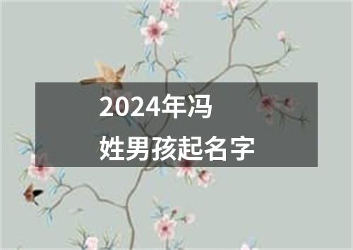 2024年冯姓男孩起名字