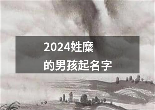 2024姓糜的男孩起名字