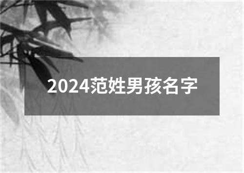 2024范姓男孩名字