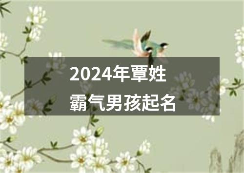 2024年覃姓霸气男孩起名