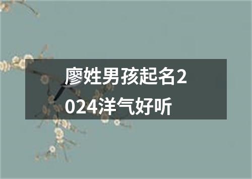 廖姓男孩起名2024洋气好听