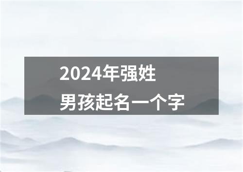 2024年强姓男孩起名一个字