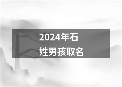 2024年石姓男孩取名