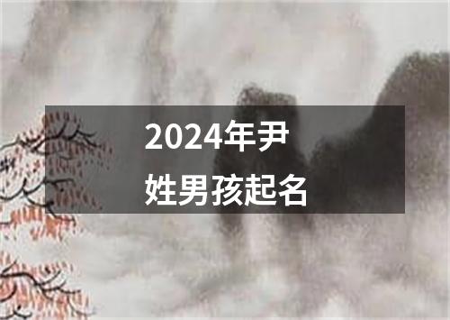 2024年尹姓男孩起名