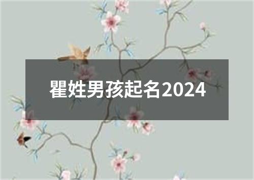 瞿姓男孩起名2024