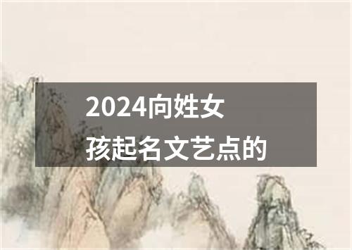 2024向姓女孩起名文艺点的