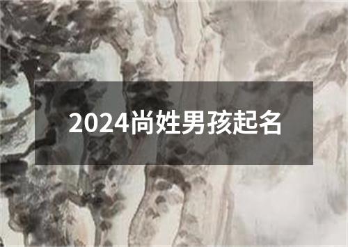 2024尚姓男孩起名