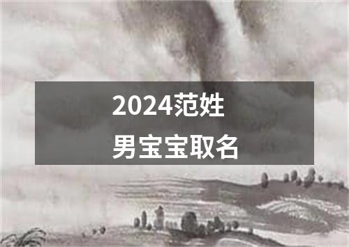 2024范姓男宝宝取名