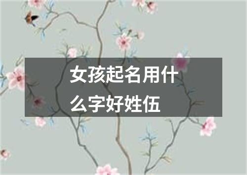 女孩起名用什么字好姓伍