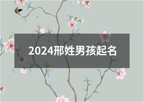 2024邢姓男孩起名