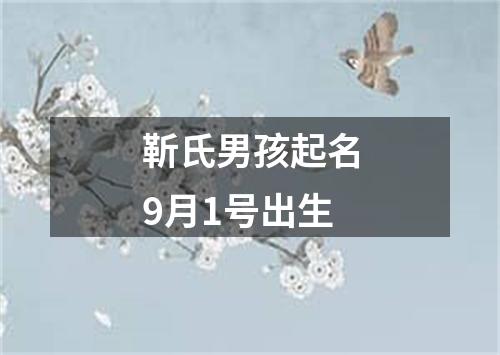 靳氏男孩起名9月1号出生