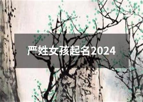 严姓女孩起名2024