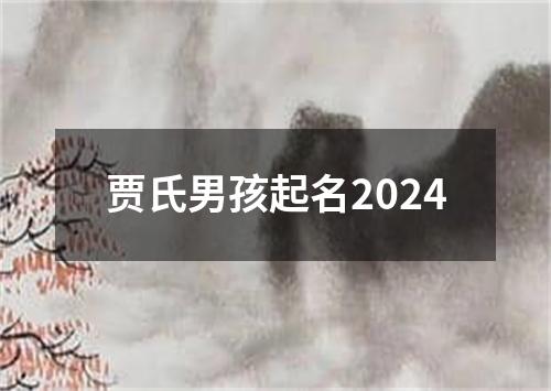 贾氏男孩起名2024