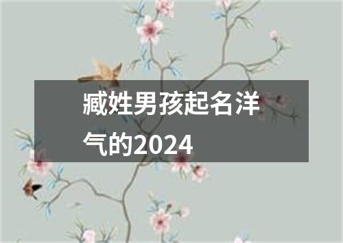 臧姓男孩起名洋气的2024