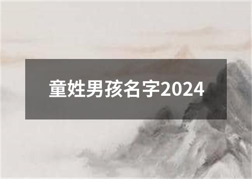 童姓男孩名字2024