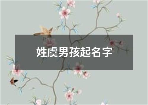 姓虞男孩起名字