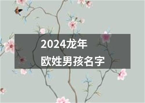 2024龙年欧姓男孩名字