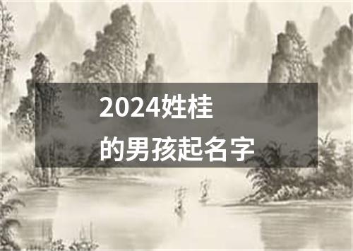 2024姓桂的男孩起名字