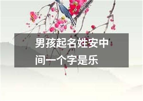 男孩起名姓安中间一个字是乐