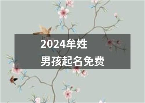 2024牟姓男孩起名免费