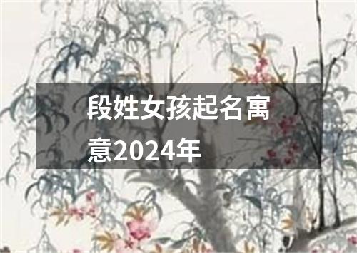 段姓女孩起名寓意2024年