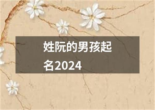 姓阮的男孩起名2024