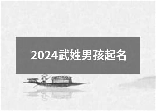 2024武姓男孩起名