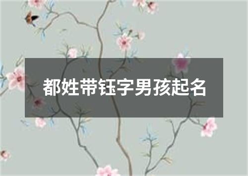 都姓带钰字男孩起名