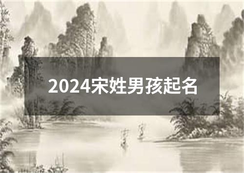 2024宋姓男孩起名