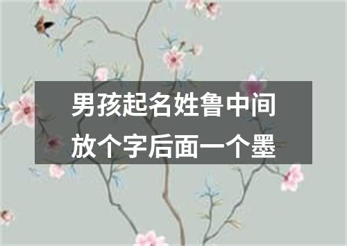 男孩起名姓鲁中间放个字后面一个墨